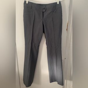 Grey fitted office trousers